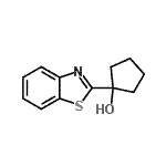 CAS#: 66730-31-2， 1-(1,3-Benzothiazol-2-yl)cyclopentanol