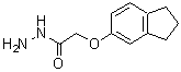 structure of CAS# 667437-07-2, 2-(2,3-Dihydro-1H-inden-5-yloxy)acetohydrazide;2-(2,3-Dihydro-1H-inden-5-yloxy)acetohydrazide;2-indan-5-yloxyacetohydrazide;MFCD03423117