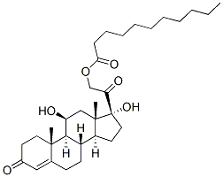 CAS#: 6678-18-8， 11beta,17,21-Trihydroxypregn-4-Ene-3,20-Dione 21-Undecanoate