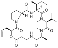结构式 CAS# 6686-70-0, 绿僵菌素 A