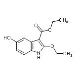 CAS#: 66866-41-9， Ethyl 2-ethoxy-5-hydroxy-1H-indole-3-carboxylate