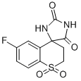 CAS#: 66892-63-5， 6''-Fluoro-2'',3''-Dihydro-2H,5H-Spiro[Imidazolidine-4,4''-Thiochromene]-2,5-Dione 1'',1''-Dioxide