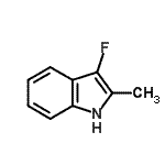 CAS#: 66946-82-5， 3-Fluoro-2-methyl-1H-indole