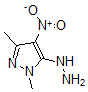 结构式 CAS# 66971-55-9, 5-肼基-1,3-二甲基-4-硝基-1H-吡唑