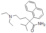 CAS#: 6699-09-8， alpha-[3-(Diethylamino)Propyl]-alpha-(1-Methylethyl)-1-Naphthaleneacetamide