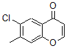 结构式 CAS# 67029-84-9, 6-氯-7-甲基-4H-1-苯并吡喃-4-酮