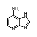structure of CAS# 6703-44-2, 3H-Imidazo[4,5-b]Pyridin-7-Amine;