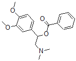 CAS#: 67032-35-3， 1-(3,4-Dimethoxyphenyl)-2-(Dimethylamino)Ethyl Benzoate