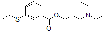 CAS#: 67049-42-7， 3-(Diethylamino)Propyl 3-(Ethylthio)Benzoate