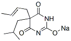 CAS#: 67050-01-5， 5-(2-Butenyl)-5-Isobutyl-2-Sodiooxy-4,6(1H,5H)-Pyrimidinedione
