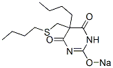 CAS#: 67050-24-2， 5-Butyl-5-(Butylthiomethyl)-2-Sodiooxy-4,6(1H,5H)-Pyrimidinedione