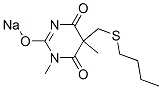 CAS#: 67050-70-8， 5-(Butylthiomethyl)-1,5-Dimethyl-2-Sodiooxy-4,6(1H,5H)-Pyrimidinedione