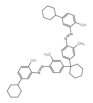 CAS#: 6706-82-7， 2,2'-[Cyclohexylidenebis[(2-Methyl-4,1-Phenylene)Azo]]Bis[4-Cyclohexylphenol]