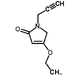 CAS#: 671183-67-8， 4-Ethoxy-1-(2-propyn-1-yl)-1,5-dihydro-2H-pyrrol-2-one