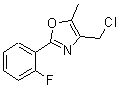 CAS#: 671215-76-2， 4-(Chloromethyl)-2-(2-fluorophenyl)-5-methyl-1,3-oxazole