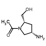 CAS#: 672285-83-5， 1-[(2S,4S)-4-Amino-2-(hydroxymethyl)-1-pyrrolidinyl]ethanone