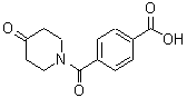 CAS#: 672309-93-2， 4-[(4-Oxo-1-piperidinyl)carbonyl]benzoic acid