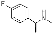 结构式 CAS# 672906-67-1, (1S)-1-(4-氟苯基)-N-甲基乙胺