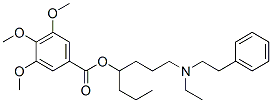 CAS#: 67293-36-1， 3,4,5-Trimethoxybenzoic Acid 4-[Ethyl(Phenethyl)Amino]-1-Propylbutyl Ester