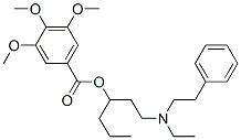 CAS#: 67293-39-4， 3,4,5-Trimethoxybenzoic Acid 3-[Ethyl(Phenethyl)Amino]-1-Propylpropyl Ester