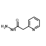 结构式 CAS# 673-05-2, 2-(2-吡啶基)乙酰肼