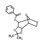 CAS#: 67307-84-0， 4,4-Dimethyl-3,5,9,11-tetraoxatricyclo[6.2.1.0<sup>2,6</sup>]undec-7-yl benzoate