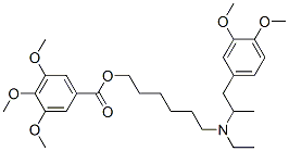 CAS#: 67328-99-8， 3,4,5-Trimethoxybenzoic Acid 6-[Ethyl[2-(3,4-Dimethoxyphenyl)-1-Methylethyl]Amino]Hexyl Ester