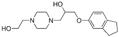 CAS#: 67465-86-5， 1-[4-(2-Hydroxyethyl)-1-Piperazinyl]-3-(5-Indanyloxy)-2-Propanol
