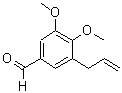 结构式 CAS# 67483-49-2, 3-烯丙基-4,5-二甲氧基苯甲醛