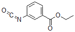 结构式 CAS# 67531-68-4, 3-异氰酸-苯甲酸乙酯