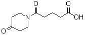 结构式 CAS# 675602-62-7, 5-氧代-5-(4-氧代-1-哌啶基)戊酸