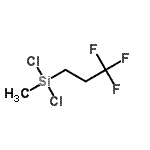 结构式 CAS# 675602-89-8, 二氯(甲基)(3,3,3-三氟丙基)硅烷
