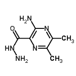 CAS#: 6761-40-6， 3-Amino-5,6-Dimethyl-2-Pyrazinecarbohydrazide