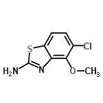 CAS#: 67618-14-8， 5-Chloro-4-methoxy-1,3-benzothiazol-2-amine