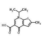 CAS#: 67637-71-2， 7-Isopropyl-2-methyl-4-oxo-4,7-dihydrothieno[2,3-b]pyridine-5-carboxylic acid
