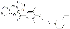 CAS#: 67652-33-9， 2-[4-[3-(Dibutylamino)Propoxy]-3,5-Dimethylbenzoyl]-2-Benzopyrone Hydrochloride