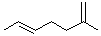CAS#: 6766-54-7， (5E)-2-Methyl-1,5-Heptadiene