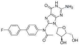 CAS#: 67764-18-5， 8-(Acetyl(4'-Fluoro(1,1'-Biphenyl)-4-Yl)Amino)-2'-Deoxy-Guanosine