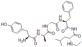 CAS#: 67787-85-3， 2-Ala-5-N-Et-Leu-Enkephalinamide