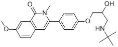 CAS#: 67793-71-9， Draquinolol