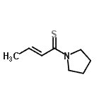 CAS#: 67797-22-2， (2E)-1-(1-Pyrrolidinyl)-2-butene-1-thione