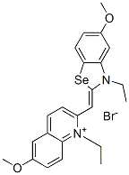 CAS#: 67800-88-8， 1-Ethyl-2-[(3-Ethyl-5-Methoxy-2(3H)-Benzoselenazolylidene)Methyl]-6-Methoxyquinolinium Bromide