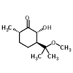 CAS#: 678159-63-2， (2R,3S,6S)-2-Hydroxy-3-(2-methoxy-2-propanyl)-6-methylcyclohexanone
