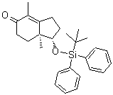 CAS#: 678159-99-4， (1S,7aS)-4,7a-Dimethyl-1-{[(2-methyl-2-propanyl)(diphenyl)silyl]oxy}-1,2,3,6,7,7a-hexahydro-5H-inden-5-one