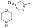 structure of CAS# 67823-26-1, 3-Methylisoxazol-5(4H)-One Morpholine Salt;3-Methyl-4H-Isoxazol-5-One;Morpholine;3-Methyl-4H-Isoxazol-5-One, Compound With Morpholine (1:1)