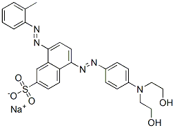 CAS#: 67875-14-3， Sodium 5-[[4-[Bis(2-Hydroxyethyl)Amino]Phenyl]Azo]-8-[(O-Tolyl)Azo]Naphthalene-2-Sulphonate