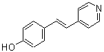 structure of CAS# 67882-97-7, 4-[(E)-2-(4-Pyridinyl)vinyl]phenol;(E)-4-(4-Hydroxystyryl)pyridine;4-((1E)-2-(4-pyridyl)vinyl)phenol;4-(2-(pyridin-4-yl)vinyl)phenol