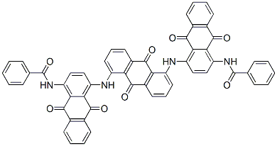 CAS#: 67892-98-2， N,N'-[(9,10-Dihydro-9,10-Dioxoanthracene-1,5-Diyl)Bis[Imino(9,10-Dihydro-9,10-Dioxoanthracene-1,4-Diyl)]]Bisbenzamide