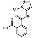 CAS#: 678967-82-3， 2-[(1-Methyl-1H-pyrazol-5-yl)carbamoyl]benzoic acid