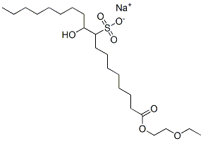 CAS#: 67906-29-0， Sodium 1-(2-Ethoxyethyl) 10-Hydroxy-9-Sulphonatooctadecanoate